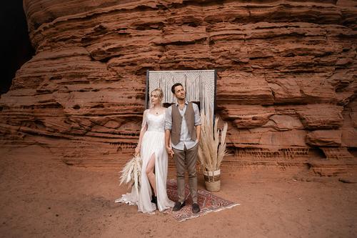 Boho Elopement in den Bergen 