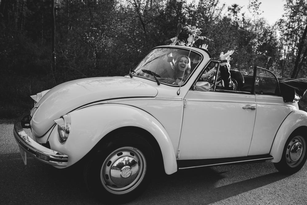 VW Käfer Cabrio Hochzeitsauto 