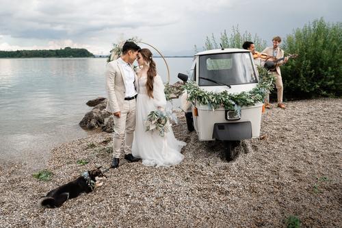 Hochzeit am Seeufer Chiemsee