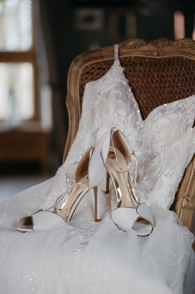Brautschuhe Foto Getting Ready