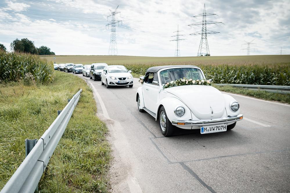 Käfer Hochzeitsauto 